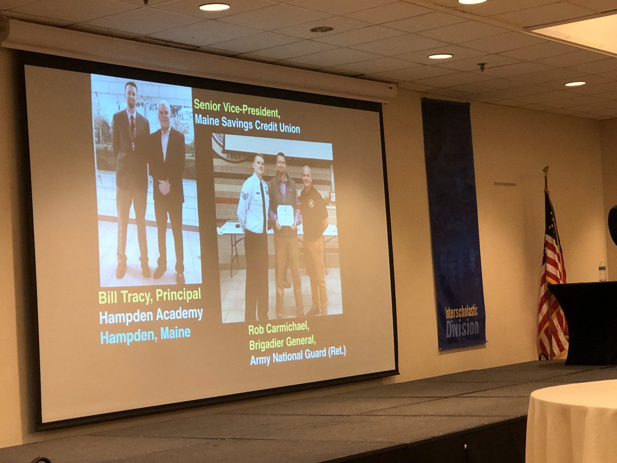 EdLeadersMaine's tweet image. @CWTracy00 #DeltaClass promoting #BizEd partnerships. Not only how business can helps schools - how schools can help business! #MPA2019 @MaineSavings @HCouturierMPA