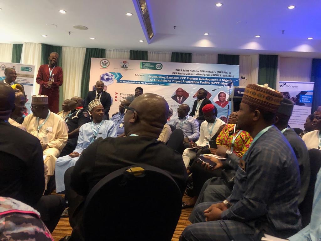 Hon_MSadiq's tweet photo. Attended a meeting, The  2019 Joint Nigeria PPP Network (NPPPN) &amp; PPP Units Conservative Forum (3PUCF) meeting, sponsored by the NGF.
It was about Accelerating Bankable PPP Projects Development in Nigeria- The Afreximbank Project Preparation Facility (APPF). [1/2] https://t.co/n21KrLUZDd