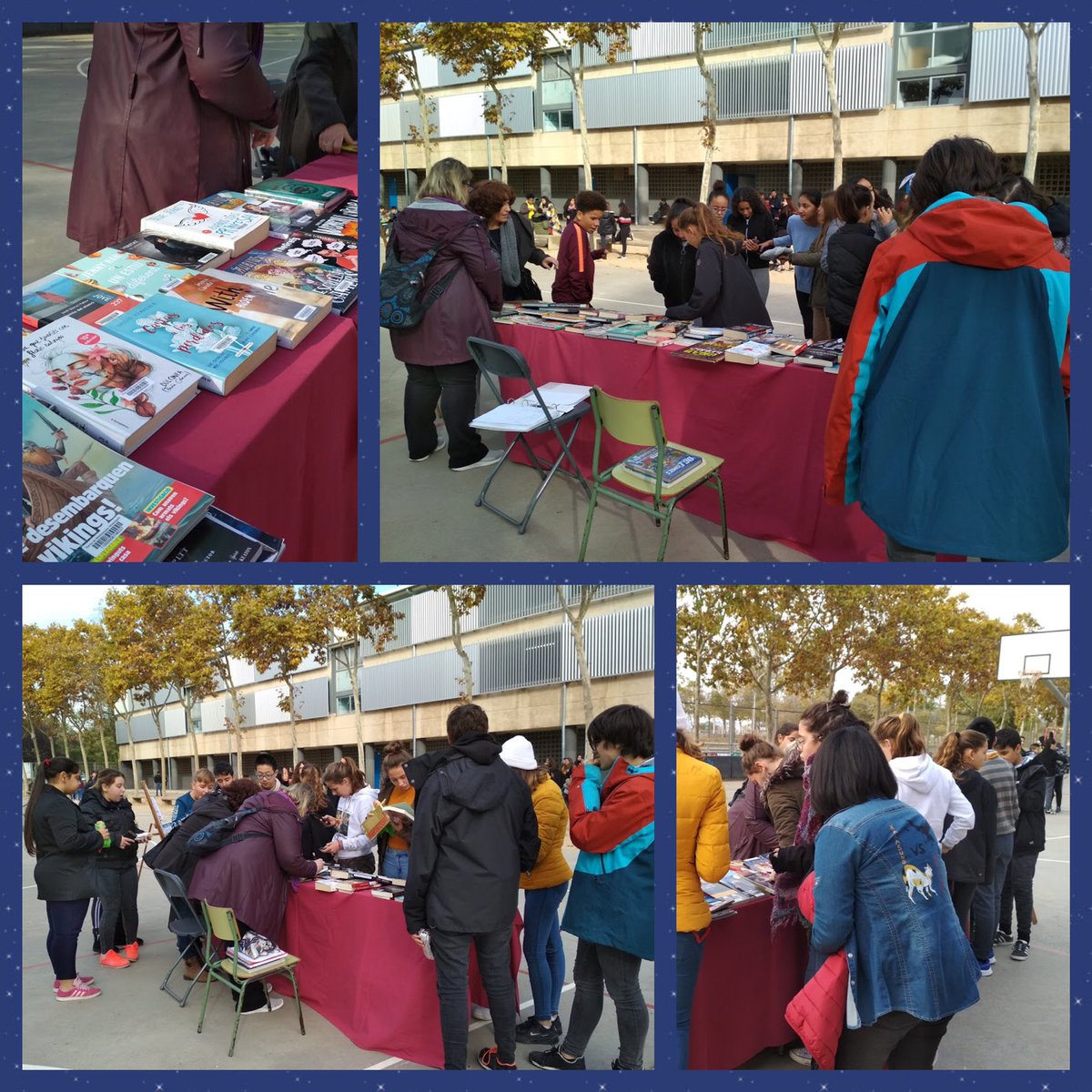 bibminasab's tweet photo. Aquest matí, les biblioteques de #SantAdriàdelBesòs: @BibStAdria i @bibminasab hem participat en una nova activitat molt divertida què fem cada dos dijous, el #BiblioPati, lectura i lleure al pati de l’#institutmvm. “Com està el patí”, Mireu, mireu!!! https://t.co/MAsZm0oDAY