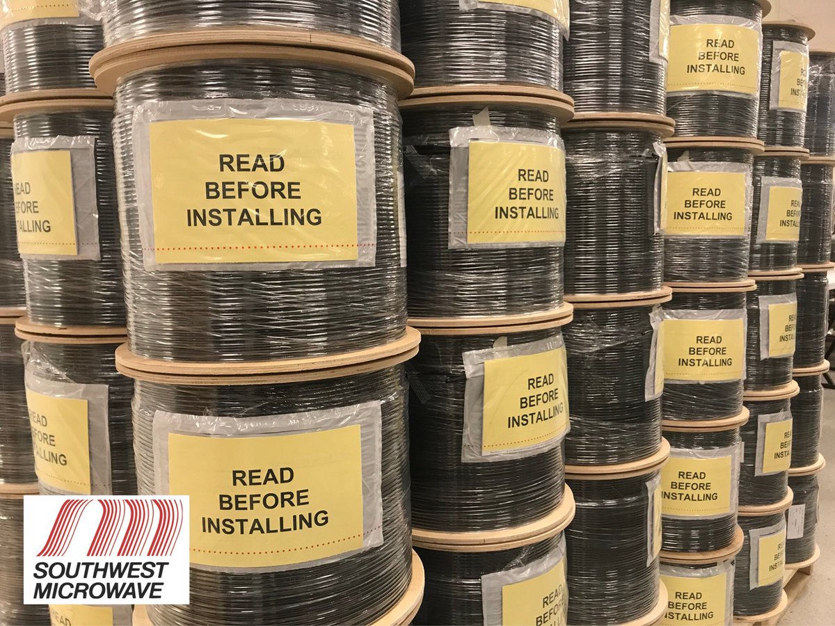 One of the biggest challenges when it comes to technical security solutions is proper installation and maintenance. This is a picture of the @SWMicrowave INTREPID™ perimeter intrusion detection fence sensor cables prior to shipping. midches.com/southwest-micr…
