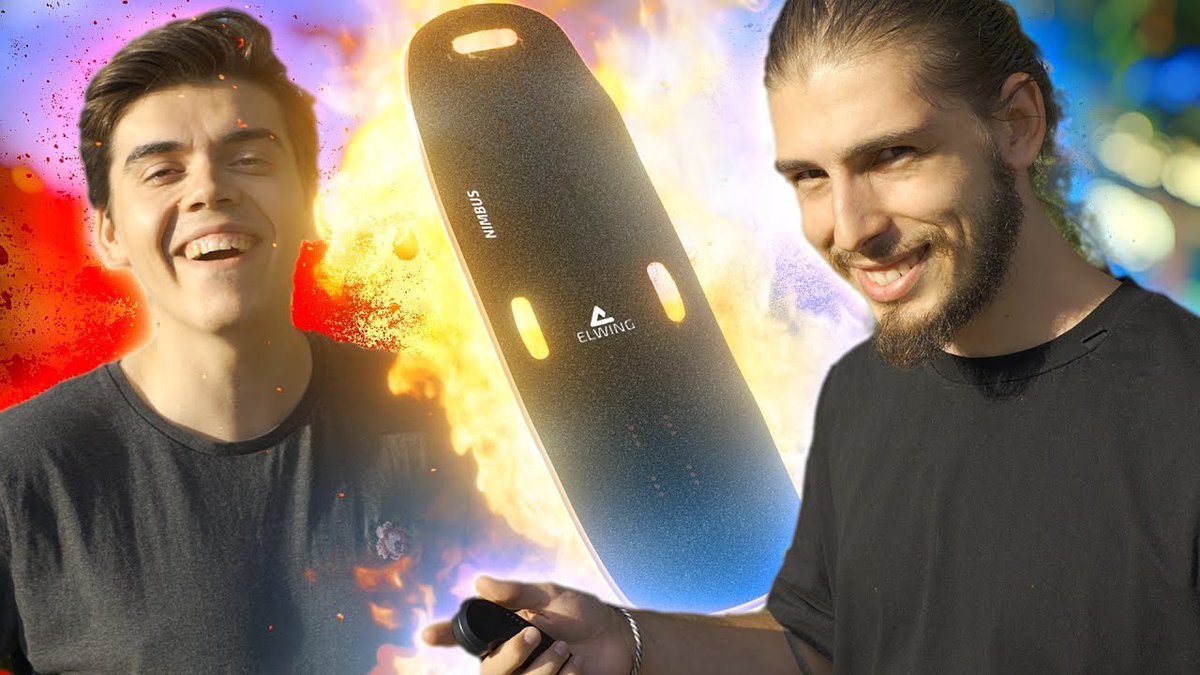 [NOUVELLE VIDÉO]
CE SKATEBOARD VA À 38KMH! youtu.be/PT3qjXy1n6w

Le making du court-métrage de mario kart est sorti ! Je vous montre aussi comment on a utilisé un skate <a href="/Elwingboards/">hello@elwingboards.com</a> sur le tournage !💪