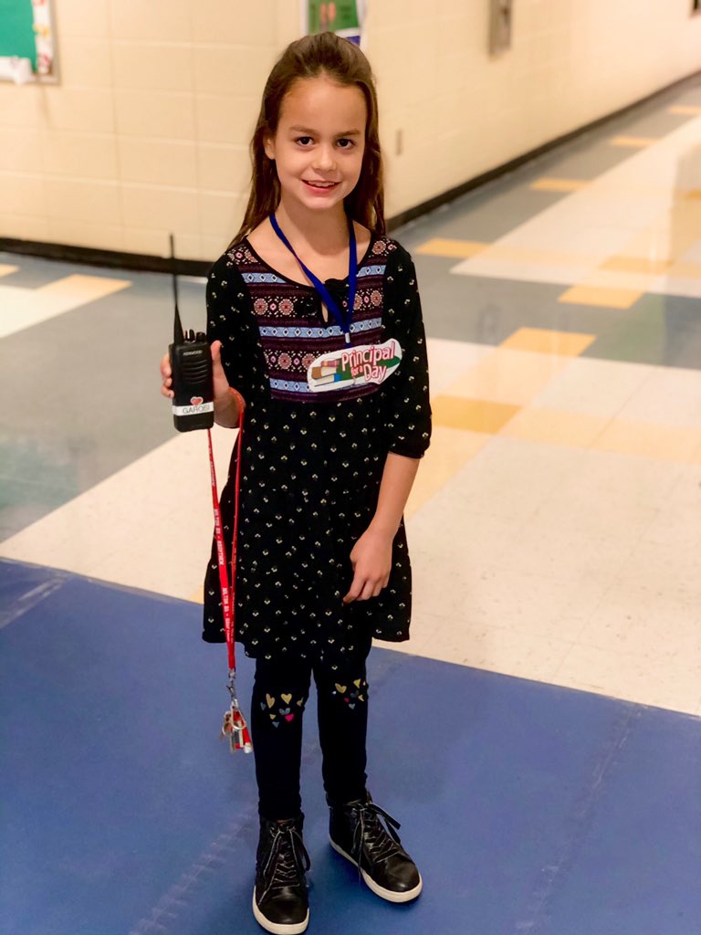 lisagarosi's tweet photo. First Principal of the Day... meet Ms. Nicole, Principal of CWES! https://t.co/gL5ymbELcI