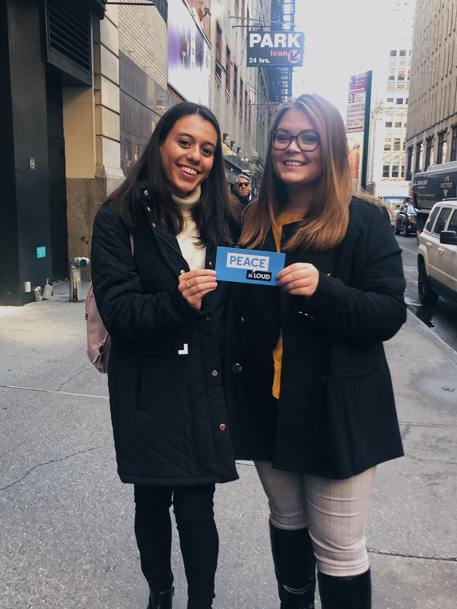 mynameserinnn's tweet photo. A huge thank you to @peaceisloud for being such an amazing start to my NY trip! I loved learning about all the work you guys are doing. https://t.co/0S9fvyndll