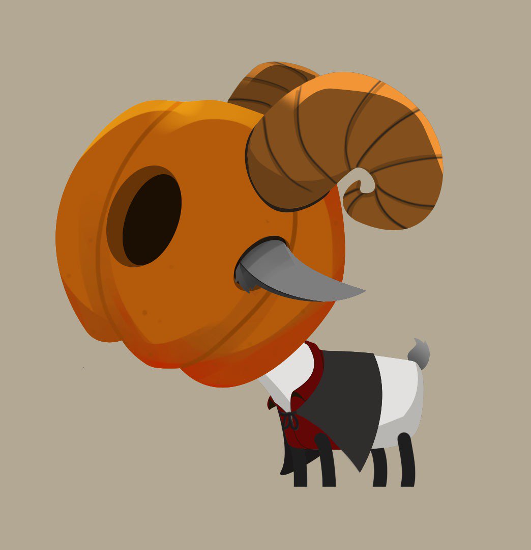 BleatBounce's tweet photo. We will be releasing this belated Halloween themed goat when the next update comes along!

#halloween #goat #game #mobilegame #pumkin #costume #halloween2019 #cuteanimals #indiegame #gamedev #gamedesign #playnow #Googleplay https://t.co/Vq1TZTNGah