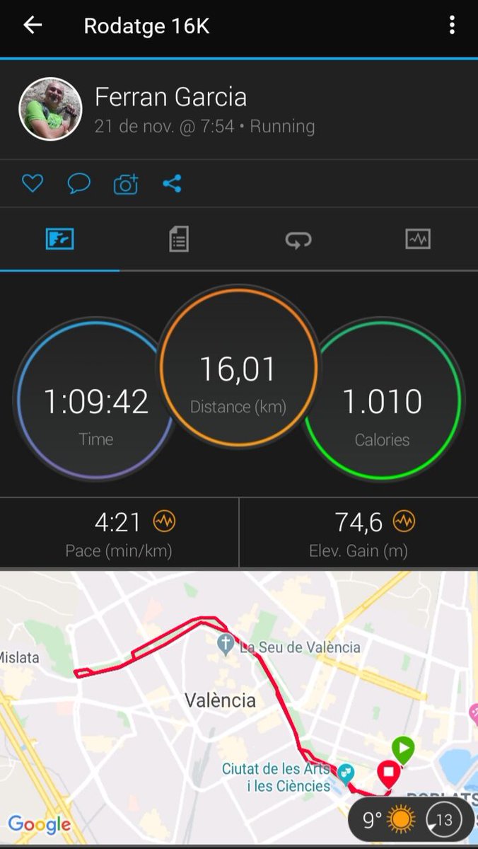 FerranVGarcia's tweet photo. Jejejejejee
Anit 5x1500m. a 3'52"-3'48"/K
Aquest matí 16K a 4'21"/K
I el que és més important gaudint de còrrer com ja feia temps ☺️
#RodatgeMatiner #CamesFF #MarathonRules
10 dies per a la cita! 📆⏱️ @maratonvalencia
Gràcies a @RedolatTeam i @JRedolat 💪🏽 SOM-HI! https://t.co/isX3OyAcDg