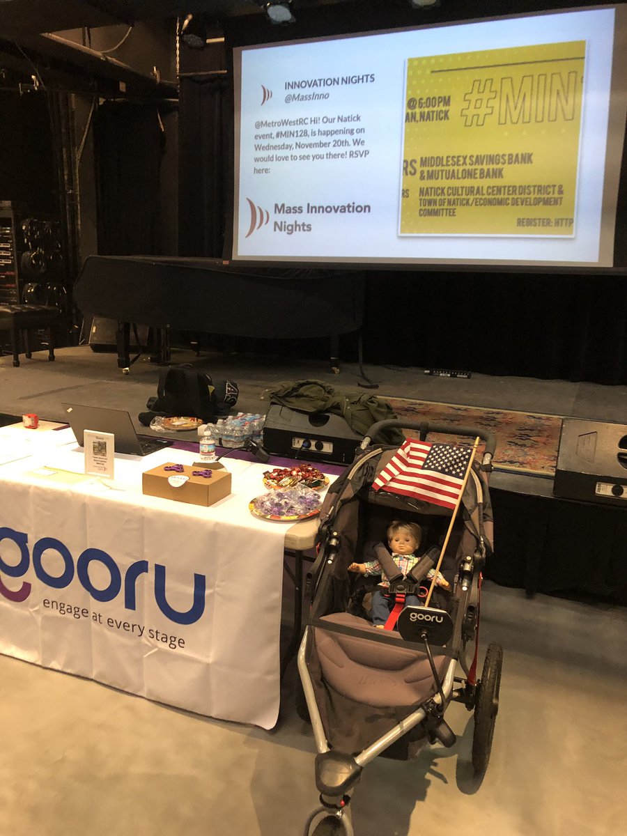 GooruGlobal's tweet photo. What a fun night @MassInno #min128. The Gooru Stroller Mirror Presale is officially on! Parents and grandparents of children who under 3, we’re working to get the first units out to you by December 15th. Order at https://t.co/6O3jBAUxrM. https://t.co/0PCFdVMmTt