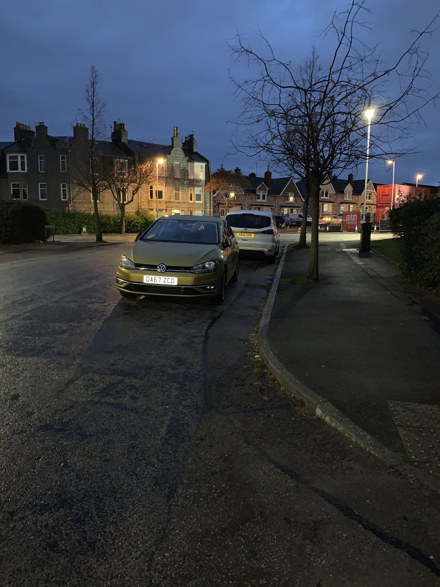 <a href="/BadlyParked/">Badly Parked Cars</a>  This Golf seems slightly scared of parking remotely near the kerb!