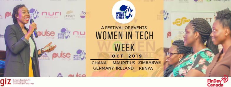 womentechafrica's tweet photo. Get Ready for Women in Tech Week 2019 #witw2019 #womenintech #Kenya #Germany #Ireland #Mauritius #Zimbabwe #Africa details at https://t.co/Ze2Fah9eyy https://t.co/wRtwi2ip6d