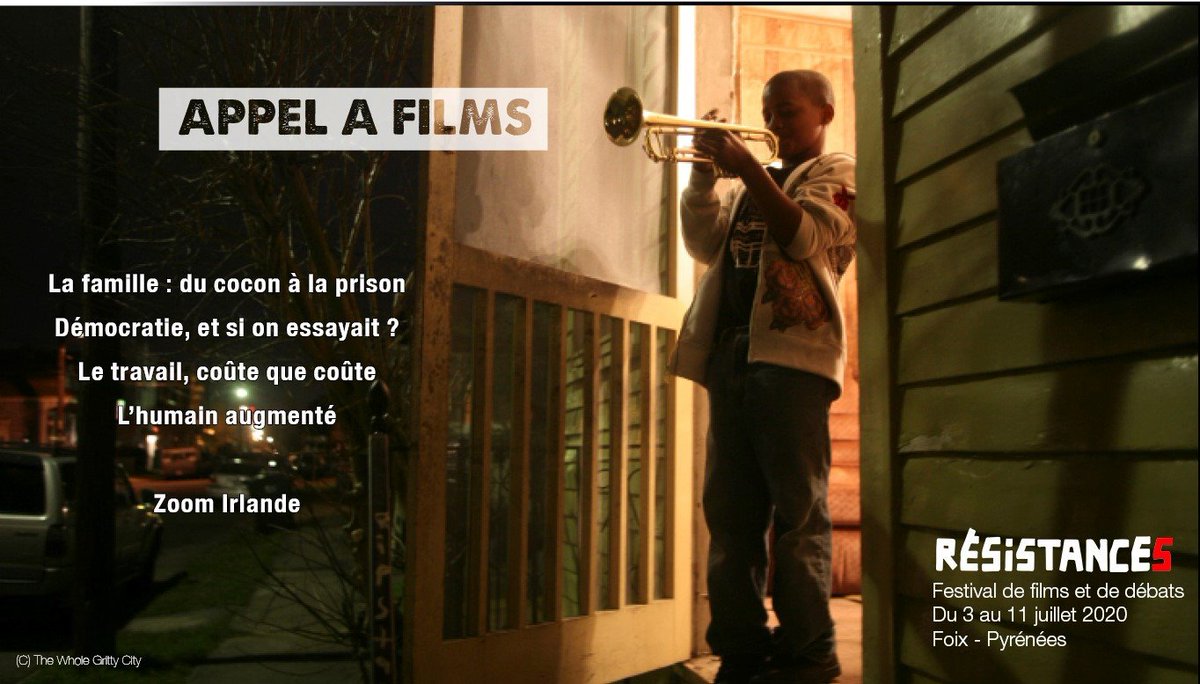 Resistances09's tweet photo. L’appel à film est ouvert jusqu’au 13 mars 2020 !
>> https://t.co/M5jUGoIsEi https://t.co/G1hBYcaKtC