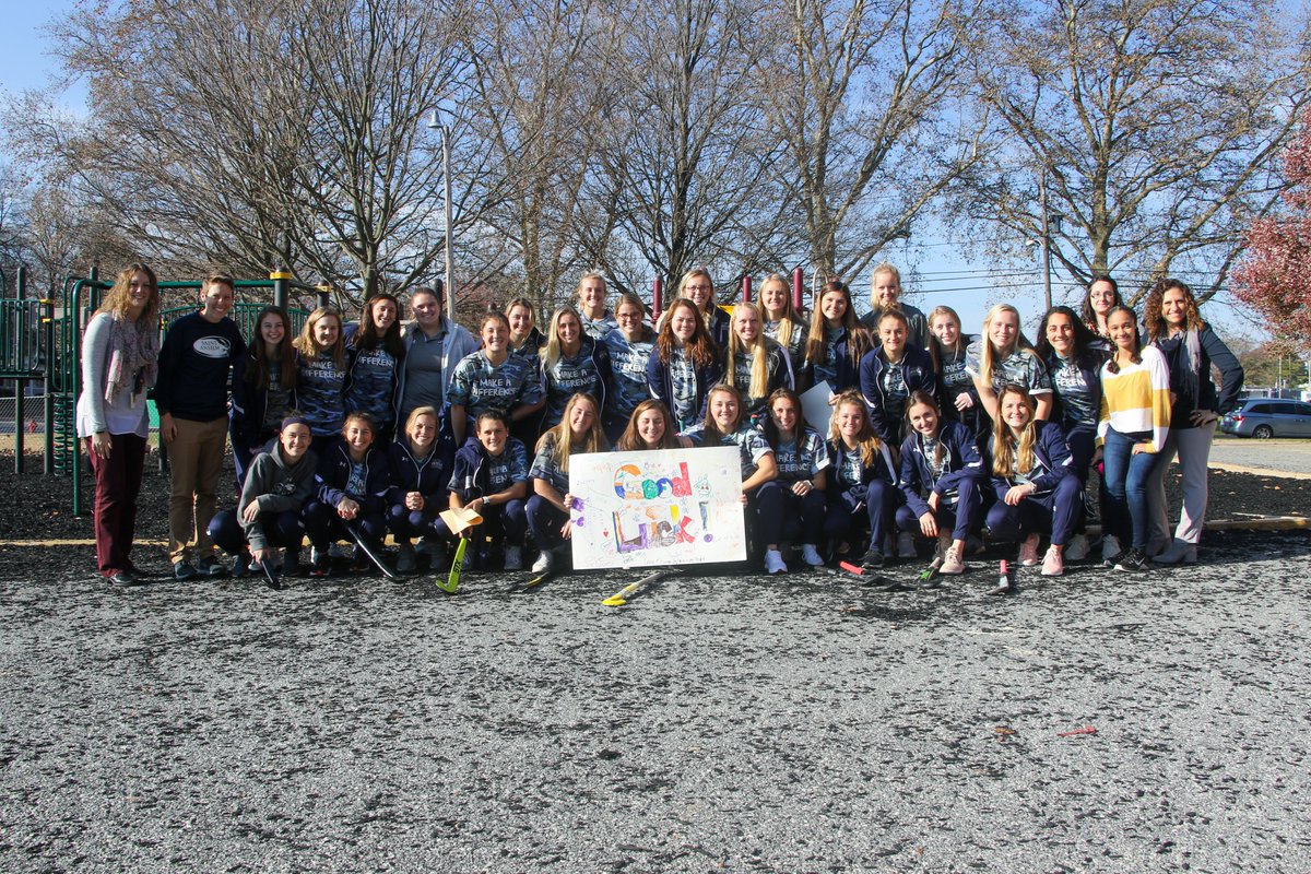 STAHawks's tweet photo. Leading up to Friday's @NCAADII Semifinals game, the @STAHawksFH team visited Wickersham Elementary on Thursday to visit with the pupils! @SaintAnselm student-athletes read books and discussed the sport (among other things!) with inquisitive minds #HawksSoarHigher #NE10EMBRACE https://t.co/dexT11akxu