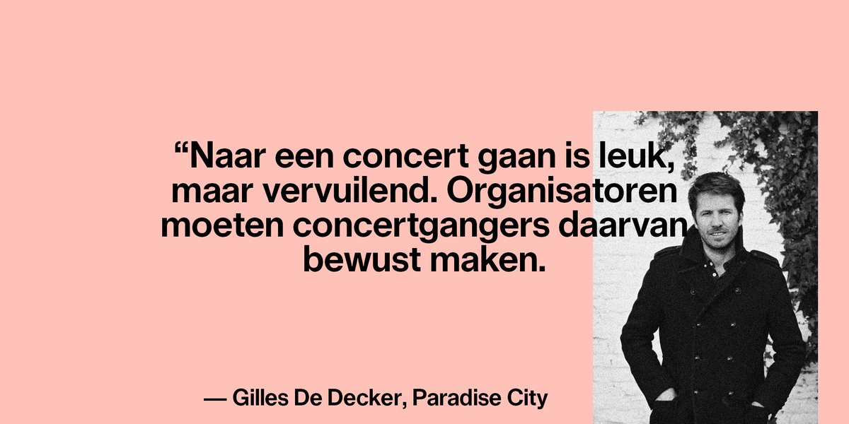StuBru (@stubru) on Twitter photo .<a href="/coldplay/">Coldplay</a> gaat niet meer touren tot dat klimaatvriendelijker kan. Hoe realistisch is een klimaatneutrale tour? Gilles De Decker van <a href="/paradisecityfst/">Paradise City</a>, het groenste festival van België, dringt aan op bewustmaking bij concertgangers. Dat is een eerste stap in de goede richting: .<a href="/coldplay/">Coldplay</a> gaat niet meer touren tot dat klimaatvriendelijker kan. Hoe realistisch is een klimaatneutrale tour? Gilles De Decker van <a href="/paradisecityfst/">Paradise City</a>, het groenste festival van België, dringt aan op bewustmaking bij concertgangers. Dat is een eerste stap in de goede richting:
