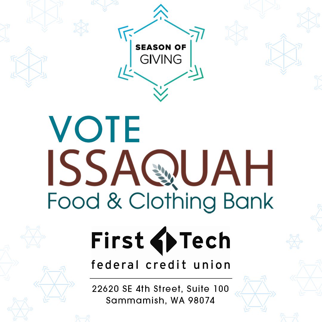 Issaquah Food & Clothing Bank on Twitter "FirstTechFed has chosen the