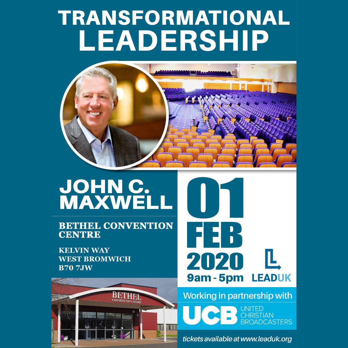 Leaduk_'s tweet photo. Want to learn about how to become a transformational leader? Join us with @JohnCMaxwell on 1st Feb 2020! Tickets available on our website https://t.co/KWn7Glfcp4 https://t.co/BLBKcn0tWZ