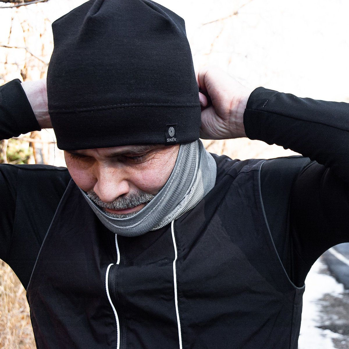 SnekCycling's tweet photo. Cold weather riding just got more comfortable. Introducing the new Heavyweight Merino Beanie and Merino Blend Neck Gaiter. https://t.co/mHX1H6xHuo https://t.co/f3xlM9SnDd