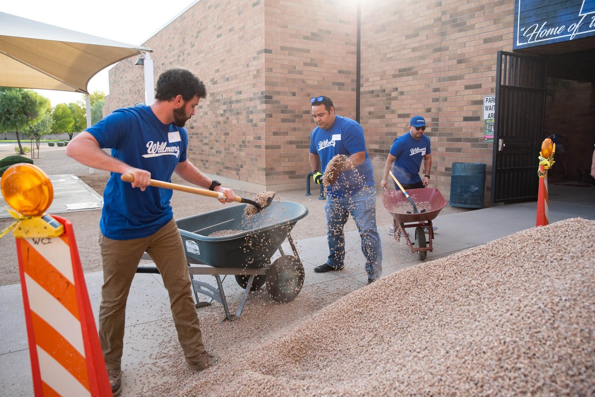 @BuildWillmeng partnered with @northropgrumman on a #DayofCaring for @AndersenElemen1. The team of volunteers fixed-up various parts of the campus and built a ga-ga pit for the students. @ChandlerUnified @cityofchandler vimeo.com/374228036