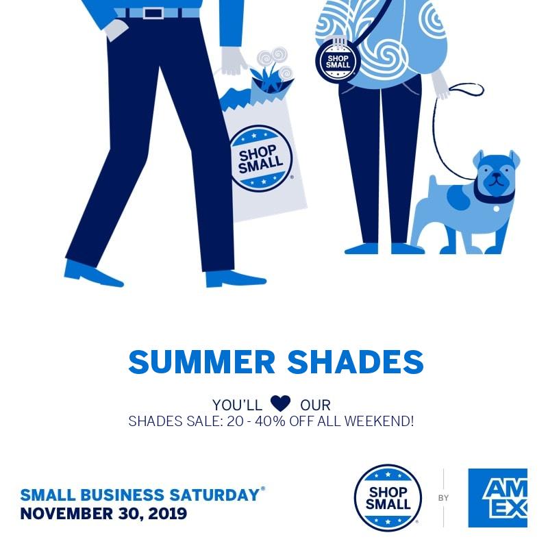 Come visit us on #BlackFriday and #SmallBusinessSaturday and get 20 - 40% off all items in store!

#ShopSmall #ShopLocal #Shades #Sunglasses #EdgartownMA #MarthasVineyard