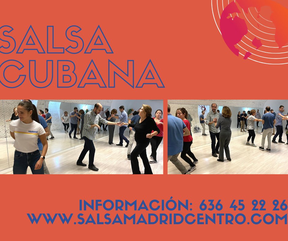 Clases de Salsa los Jueves. De nivel básico e intermedio. De 19ha 20h y de 20h a 21h!!! 👯‍♀️💃❤️🕺