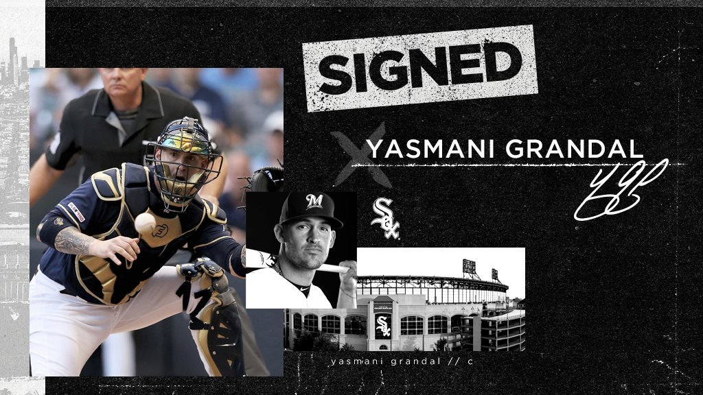 Chicago White Sox (@whitesox) on Twitter photo OFFICIAL: The #WhiteSox have agreed to terms on a four-year, $73-million contract with free agent All-Star catcher Yasmani Grandal (<a href="/YazmanianDVL08/">Yasmani Grandal</a>). Under terms of the agreement, Grandal will receive $18.25 million per year from 2020-2023. OFFICIAL: The #WhiteSox have agreed to terms on a four-year, $73-million contract with free agent All-Star catcher Yasmani Grandal (<a href="/YazmanianDVL08/">Yasmani Grandal</a>). Under terms of the agreement, Grandal will receive $18.25 million per year from 2020-2023.
