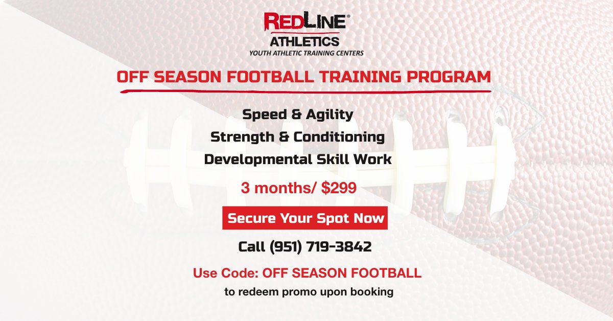 RedLine Temecula on Twitter "Off Season Football Training Camp 299