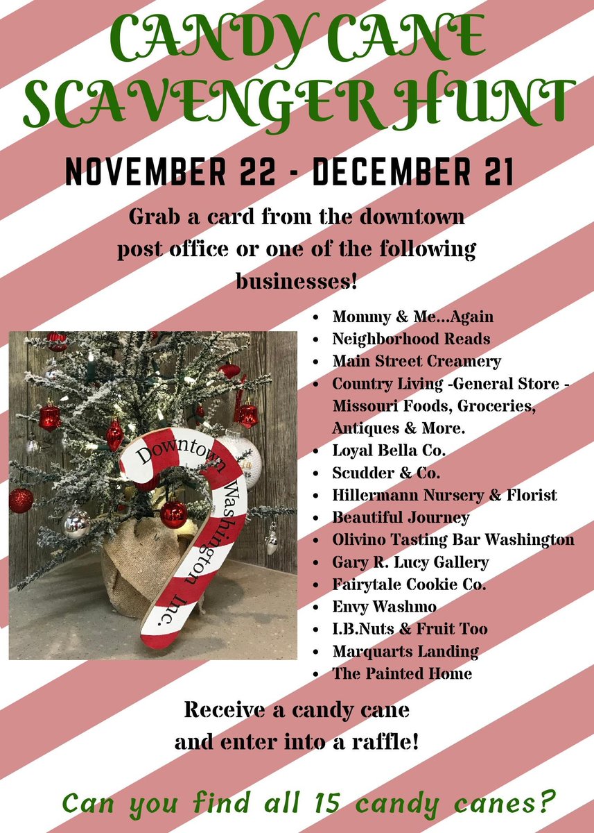 SDofWashington's tweet photo. CAPS Global Business Students Create Candy Cane Scavenger Hunt. Click the link below for the story.
https://t.co/6aOxFMxy9I https://t.co/oLLYx50g82