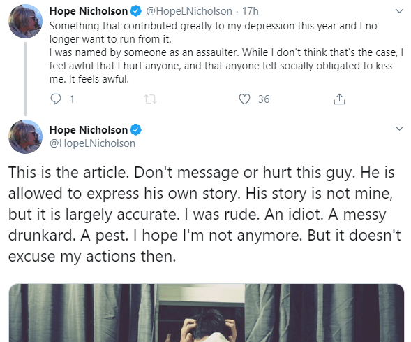 Comic Creator Hope Nicholson Accused of Sexual Assault #comics #comicbooks graphicpolicy.com/2019/11/21/com…