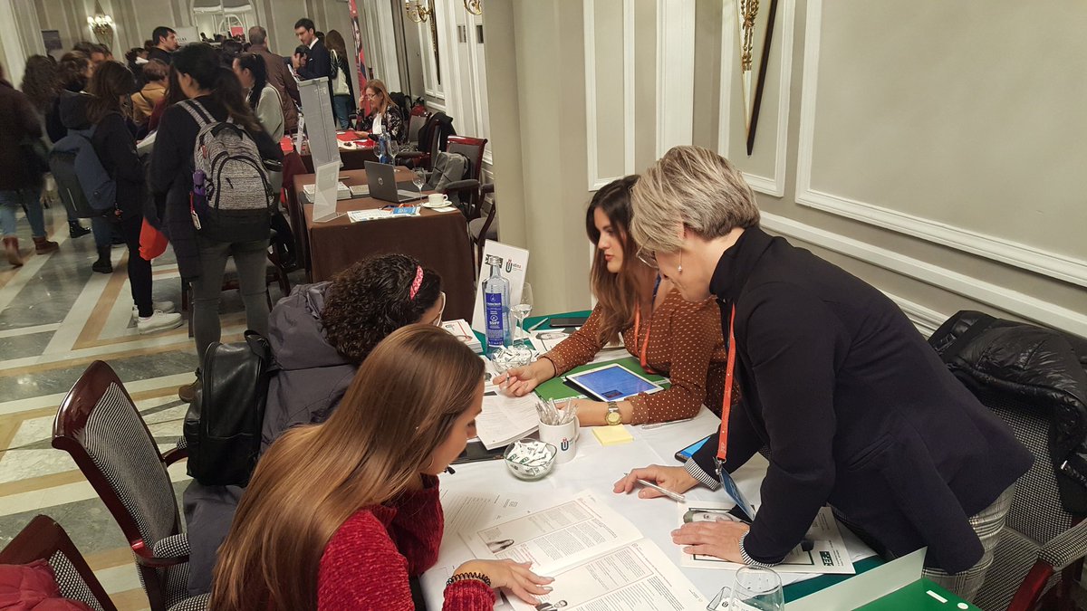 UDIMA's tweet photo. Estamos en la Feria Internacional de Estudios de Posgrado @feriaFIEP explicando nuestra formación académica de cursos, títulos y másteres, con nuestras expertas asesoras Magdalena Basilotta y Pilar García. Gracias, estudiantes 😉
Os contamos la experiencia en nuestras  Noticias https://t.co/bfo0zeBxKk