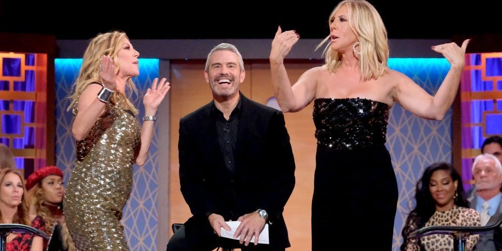 Live On Stage, We Found Out Two Housewives May Have To Squash Their Feud...To Become Family? http://dlvr.it/RJnWGSย #bravocon #pumprules #rhoa #rhoc #rhonj