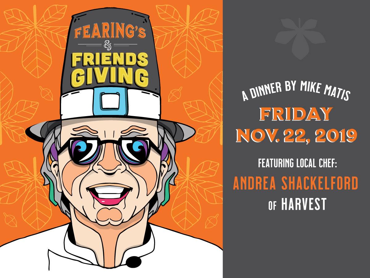 We look forward to having you tomorrow at Fearing's and Friendsgiving. We are partnering with local chef Andrea Shackelford of Harvest Seasonal Kitchen (tagged) for a 5-course chef inspired 'friendsgiving' dinner. #FearingsDallas