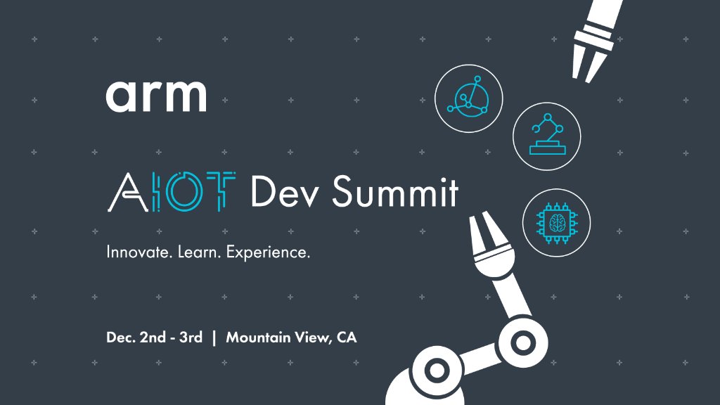 TensorFlow (@tensorflow) on Twitter photo Train a gesture classification model and deploy it to microcontrollers at the #ArmAIoTDevSummit on-device ML workshop, featuring <a href="/petewarden/">Pete Warden</a> and <a href="/dansitu/">Daniel Situnayake</a> from the <a href="/TensorFlow/">TensorFlow</a> Lite team.
Get $75 off registration with the code AIOTGOOGLE!
Details here → goo.gle/ArmAIoTDev Train a gesture classification model and deploy it to microcontrollers at the #ArmAIoTDevSummit on-device ML workshop, featuring <a href="/petewarden/">Pete Warden</a> and <a href="/dansitu/">Daniel Situnayake</a> from the <a href="/TensorFlow/">TensorFlow</a> Lite team.
Get $75 off registration with the code AIOTGOOGLE!
Details here → goo.gle/ArmAIoTDev