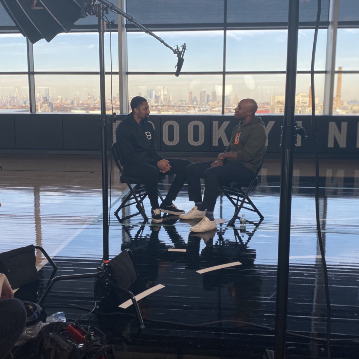 π½ Behind the scenes with @SDinwiddie_25 sitting down with @RealJayWilliams for The @boardroom ‡οΈ