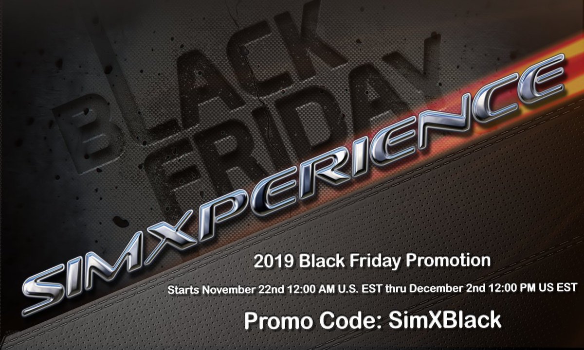 Fifth Annual SimXperience Black Friday Starts now !

simxperience.com/News/tabid/94/…