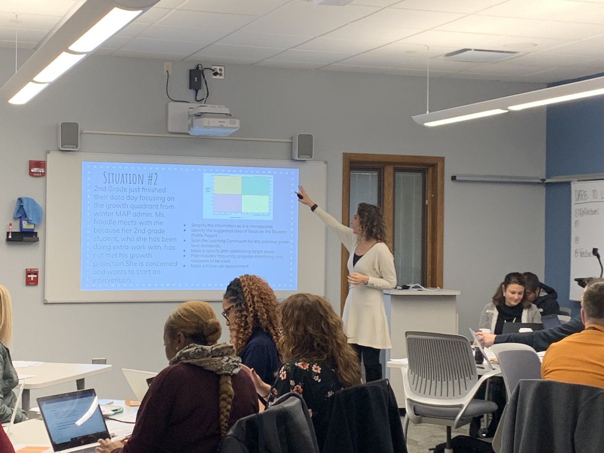 Shout out to <a href="/tracyhoyt/">Tracy Hoyt</a> sharing how  <a href="/DPS109/">Deerfield Dist. 109</a>  instructional coaching model leverages <a href="/NWEA/">NWEA</a> MAP data to support student growth. #engage109 #wilmot109 #nwea
