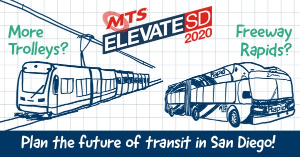 elevatesd2020's tweet photo. Reminder: The Vision Builder tool closes at the end of the month. Don't miss the chance to tell @sdmts what your transit priorities are. We'll also be out at the @CityofSantee Holiday Lighting this Fri. w/ the chance to take the VB Challenge in person: https://t.co/jlVTgACcn8 https://t.co/LldlyxtIRW