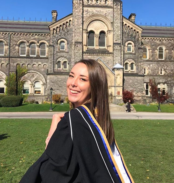 UofT_dlsph's tweet photo. . @maureengus walked towards the stage at convocation wearing the moccasins her mother gave her the day before. Her journey has been one of acceptance of the adversity she faced within, her studies and society. https://t.co/o4F0HvUlhM #weareDLSPHAlumni #UofTGrad19 #UofT https://t.co/0WHv6mPGbs