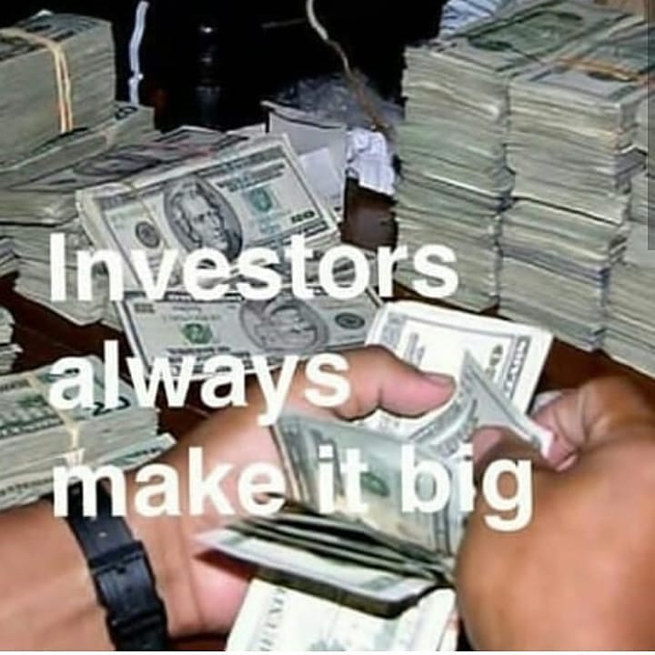 Investors always make it big. Because when you invest little you will invest big, invest in binary trade today using bitcoin and make huge profits after trading and gain financially freedom. 
DM me for updates on how to trade wisely