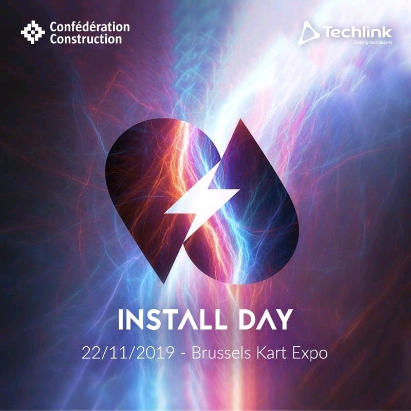 Tomorrow you can find us @ #InstallDay, a unique trade fair for professionals from the installation sector, organized by Techlink &amp; Confederatie Bouw. 4000+ installers have already registered to come. Don't miss out &amp; join them to stay informed about our industry!