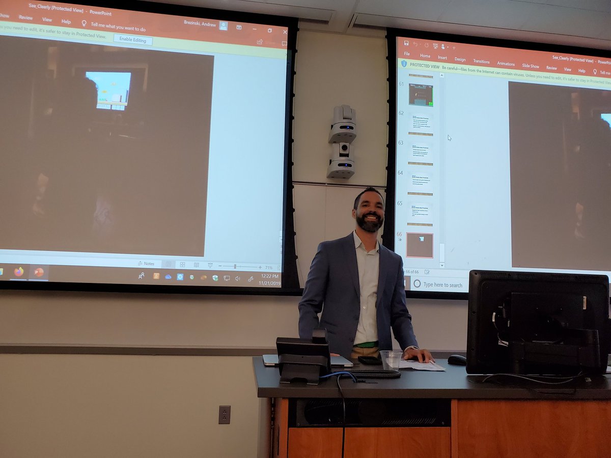 veral45's tweet image. #csutech 
Great presentation "I can see Clearly Now"