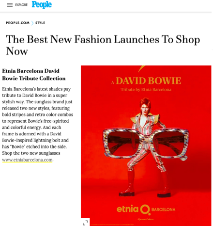 Can't get over <a href="/EtniaBarcelona/">EtniaBarcelona</a>'s #DavidBowie Tribute Collection, definitely a #musthave. Check it out in <a href="/people/">People</a>: bit.ly/2XAtaJk
