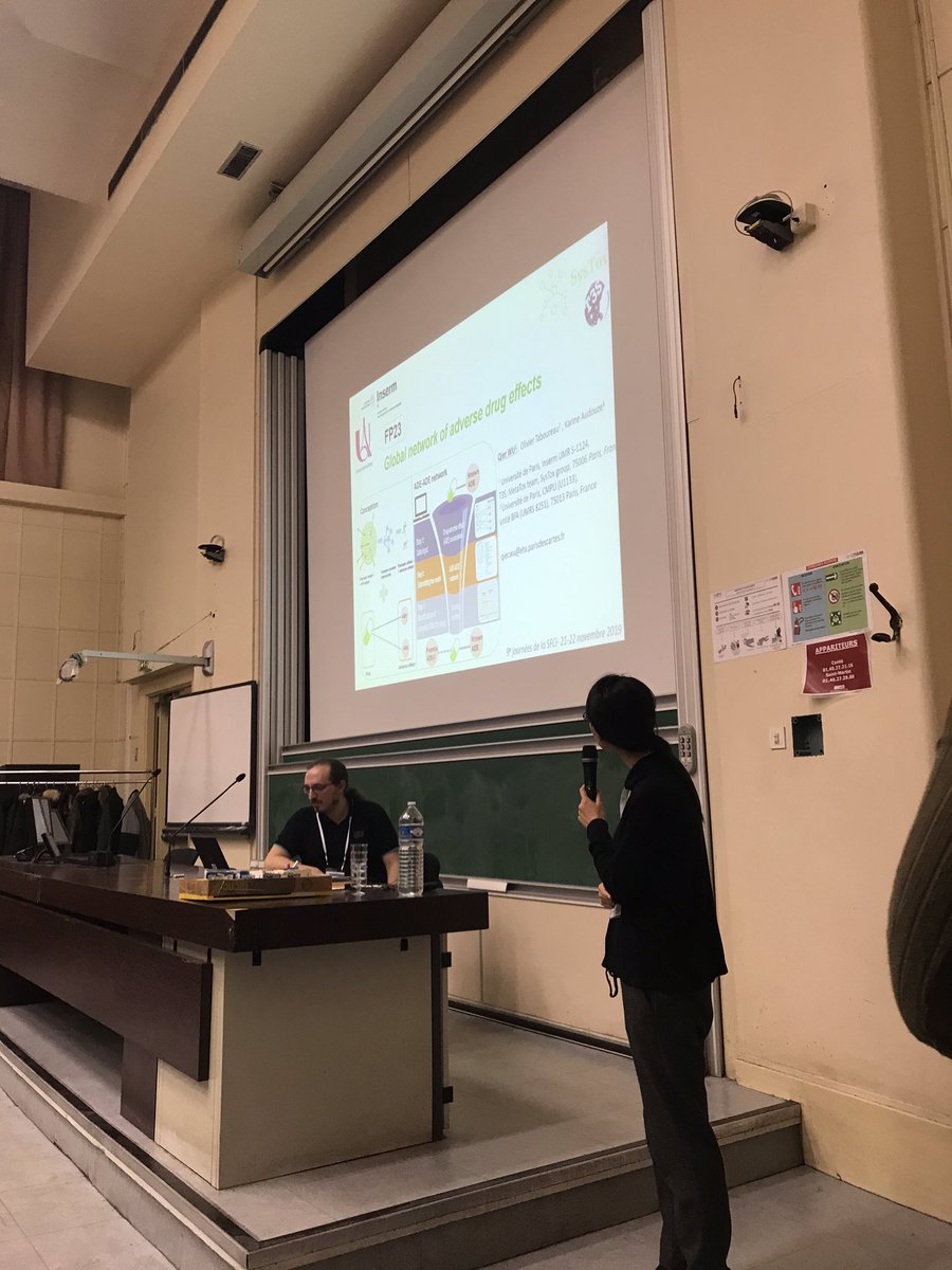 SFCi_fr's tweet photo. #sfci2019 #flash poster #Qier Wu @1124Umr @Univ_Paris #adverse drug reaction https://t.co/i3J7n0SQ1D