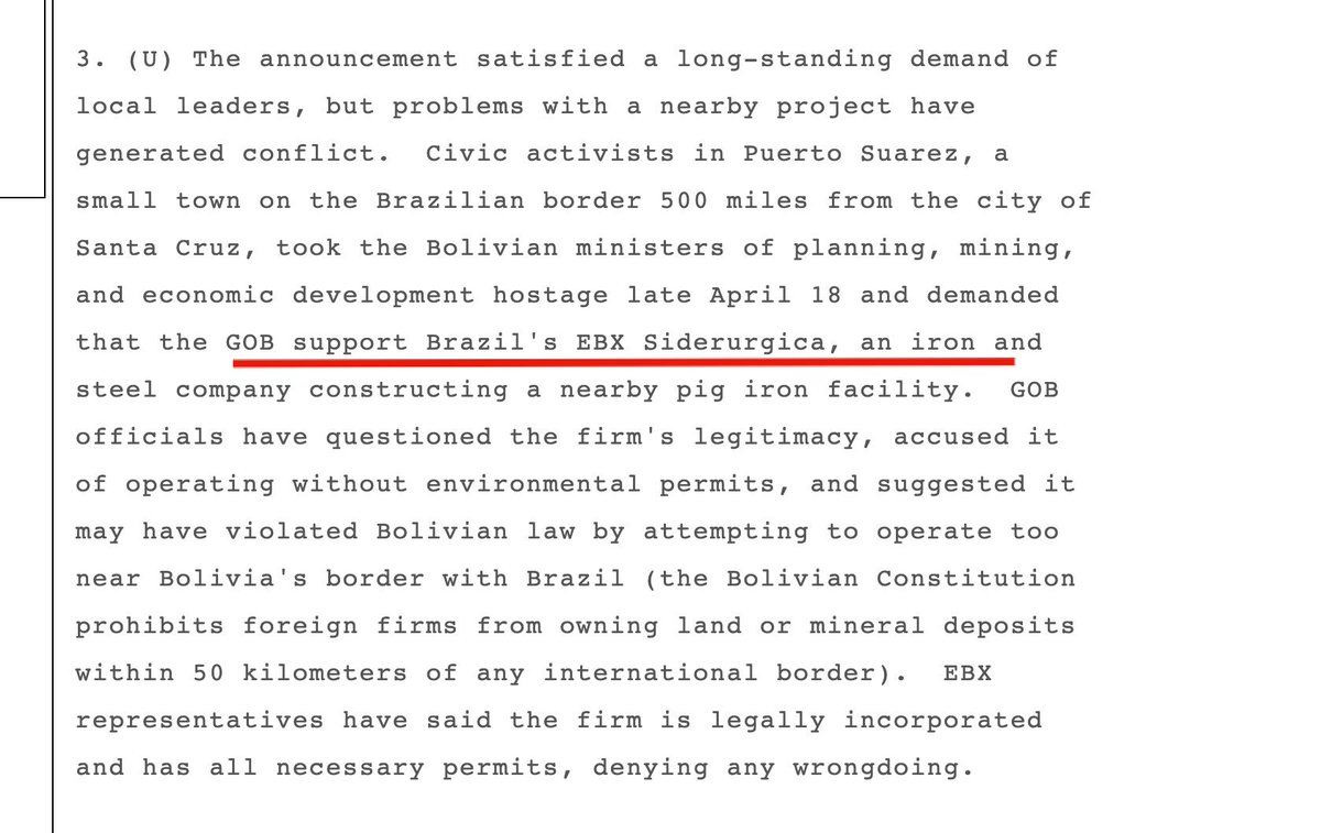 On April 18, 2006, the right wing in Puerto Suarez, Santa Cruz take 3 Bolivian ministers hostage. I looked through New York Times.. Tried as many searches as possible... and I found no coverage of such thing! None!