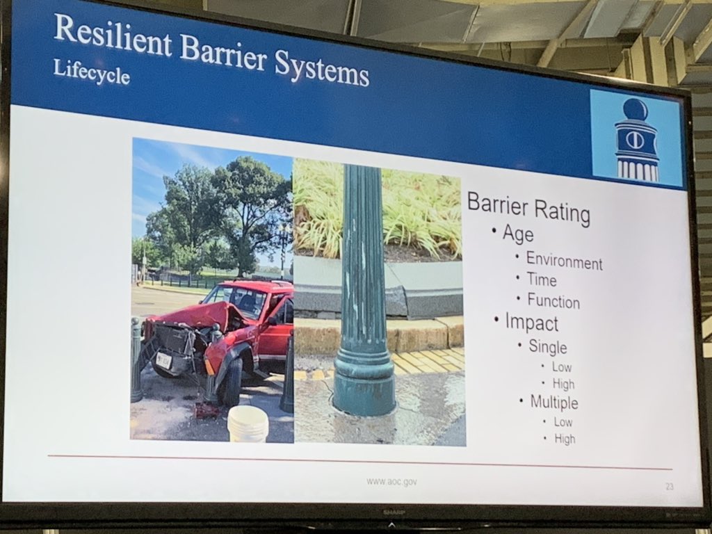 ISCSecurityNews's tweet image. Great info at #ISCEast on preventing hostile vehicle attacks. Importance of things like proper maintenance so important. “It’s first line of defense so it can’t fail” #SIA #vehicleattack