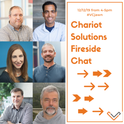 ChariotSolution's tweet photo. Join the Chariot team in three weeks at @vencafePHL for our “Is Your Business Ready For The Future of Tech in #2020 and Beyond” fireside chat. @sujankapadia @stevenpsmith123 @rimpleontech @doncoleman Keith Gregory and @twelsonrossman. Details here: https://t.co/PESyEzjTwq https://t.co/C4dyUQtlYI