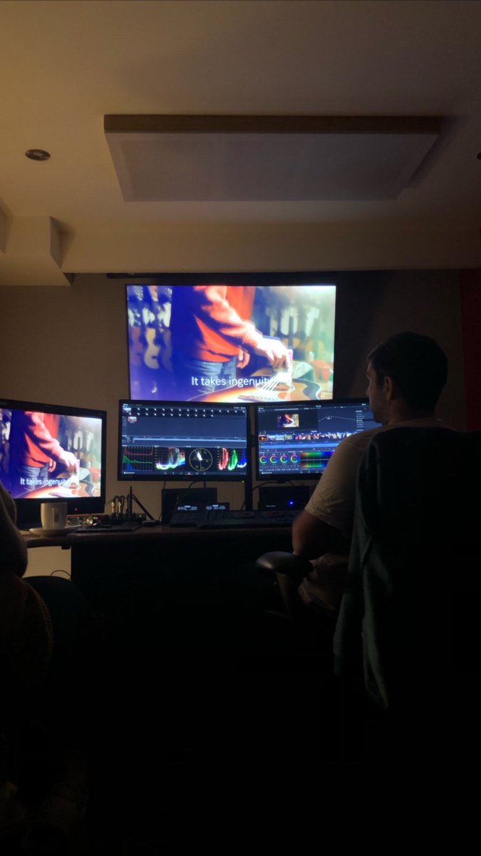 studio_2br's tweet photo. Behind the scenes video editing @CodaPost #Filmmaking https://t.co/MeXyFrE6Nv