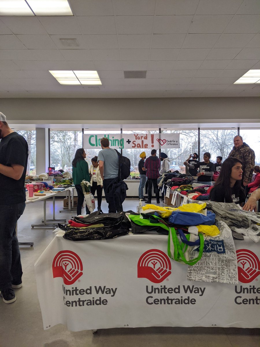 DEALS FOR A DIFFERENCE

Courtney (a <a href="/LoyalistCollege/">Loyalist College</a> alum) stopped by the <a href="/loyalistpr/">Loyalist PR</a> fundraiser today to stock up on apple fritters for the BoQ office AND to support <a href="/unitedwayhpe/">United Way HPE</a> !