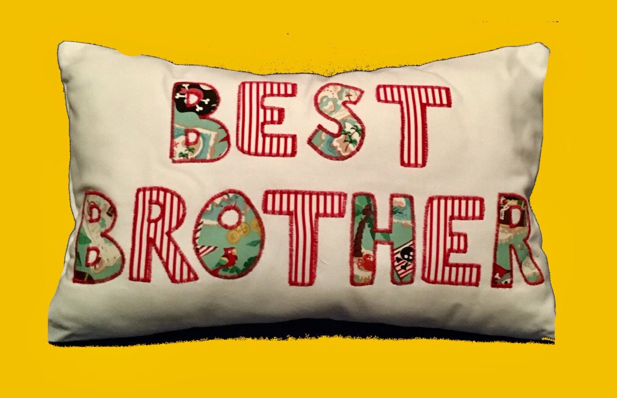 itzokazbocrafts's tweet photo. Best Brother personalised cushion Gift, custom made to order https://t.co/5Lli3JDiYr

#wnukrt #FlockBN 
#womaninbiz  
#ArtisanHour 
#GoWithThePro 
#TwitterSisters #uksmallbiz
#craftflash #atsocialmediart https://t.co/rlHvRBSY2D