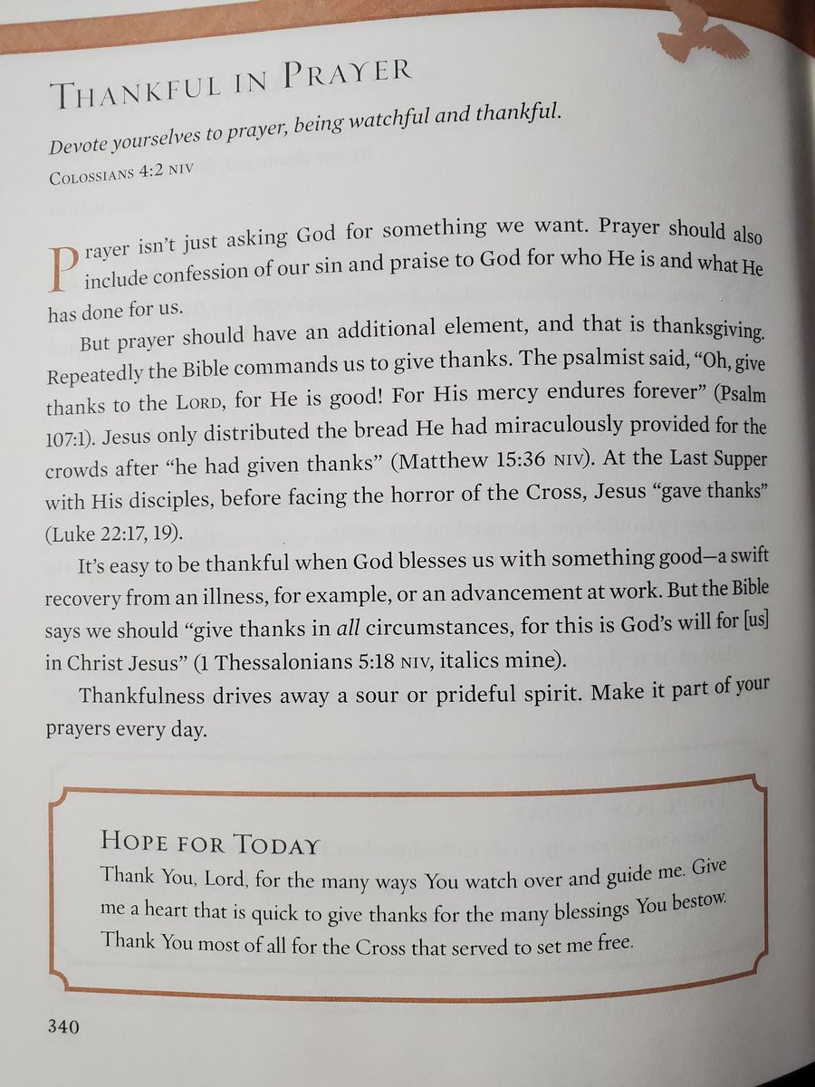 leadingbyfaith's tweet photo. As we go into the week of Thanksgiving, we should remember that this week and time of year isn't the only time to give thanks, especially to the Lord, for He is always good, not just when we receive a blessing or gift. Even in our trials, and darkest times, He is there always. https://t.co/T6KUcFk2Wz