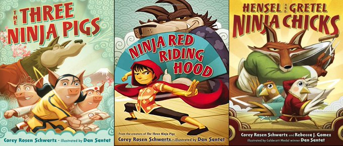 NinjasRead's tweet photo. National Ninja Day Giveaway-  RT to enter to win the ninja fairy tale of your choice. Ends 11/25 (U.S. only) #ninjasread #TrainYourBrain https://t.co/wv2aj5Ltvi