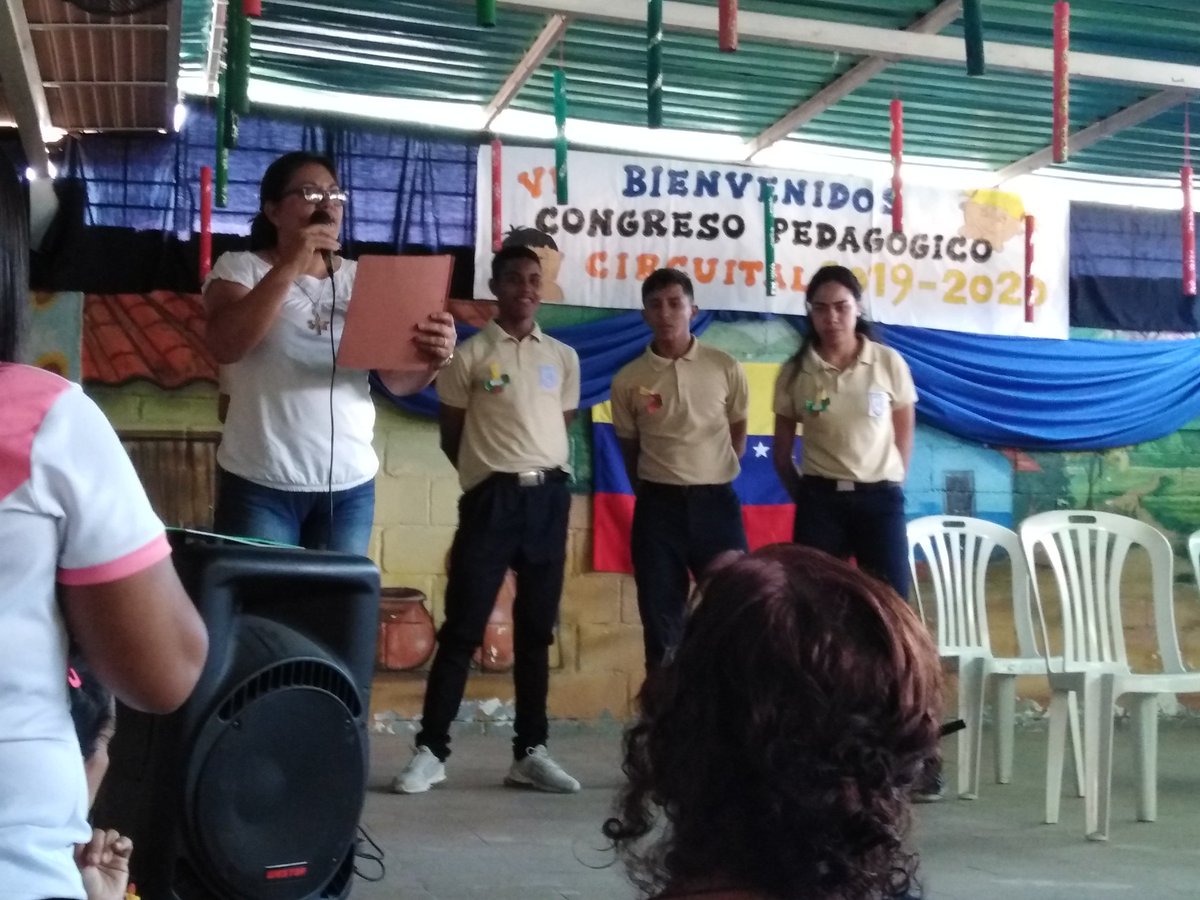 La OBE del Circuito 4 MBI presente en el #CongresopedagogicoCircuital <a href="/leoalvacabrera/">Prof. Leonardo Alvarado</a> <a href="/RMarcoTorres/">Rodolfo Marco Torres</a> <a href="/NicolasMaduro/">Nicolás Maduro</a> <a href="/CRIFPMA/">CRIFPMA</a> <a href="/cen_araguaney/">araguaney</a> <a href="/cenamec_centros/">Coordinación Nacional de los Centros</a> @SZea2019 @ZE_Aragua @josevsierra <a href="/RosangelaOrozco/">Rosangela Orozco</a> @psuvaristobulo