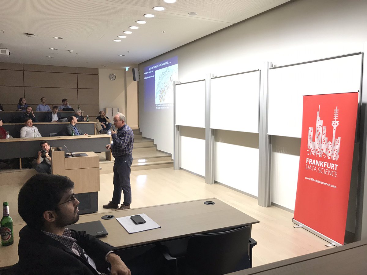 statworx's tweet image. Today we’re listening to a very insightful talk by Ulrich Reincke, @SAS_DACH, about avalanche risk prediction with Text Analytics and Machine Learning at the @FFMDataScience. #DataScience #RiskPrediction #MachineLearning