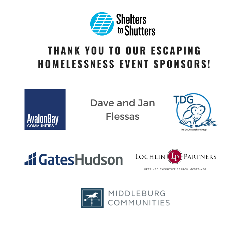entrywaytalent's tweet photo. 2 weeks until Escaping Homelessness at Escape Room Live on Dec 5 at 6PM. It's not too late to join us! Please email kristen@shelterstoshutters.org to find out how you can have a team. Thank you to our sponsors @AvalonBay @MBCommunities @GatesHudson @LochlinPartners https://t.co/mbyMHLFD1O